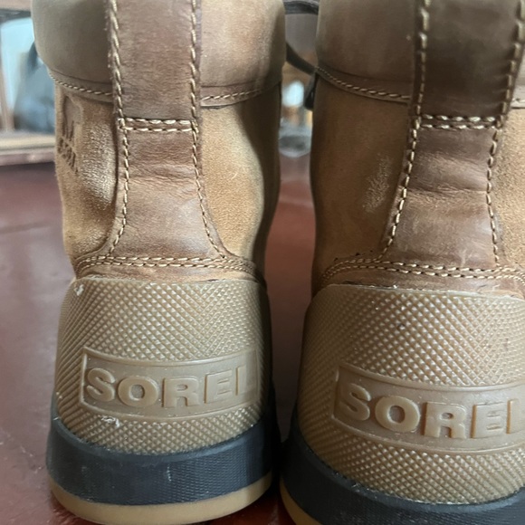 Men’s camel brown Sorel Ankeny II mid waterproof boots size 8.5. - Picture 3 of 5